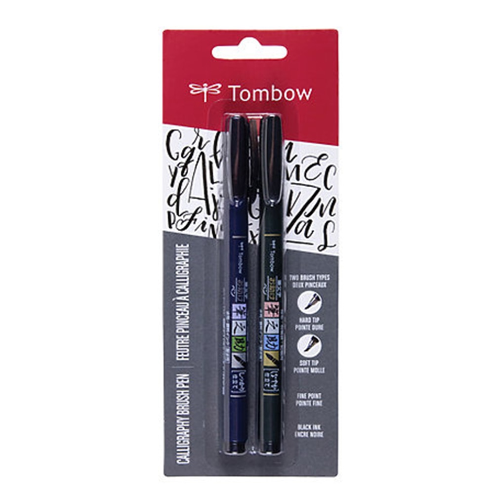 Tombow, Brush Pen, Art & School, Fudenosuke, 2 Set, 159839